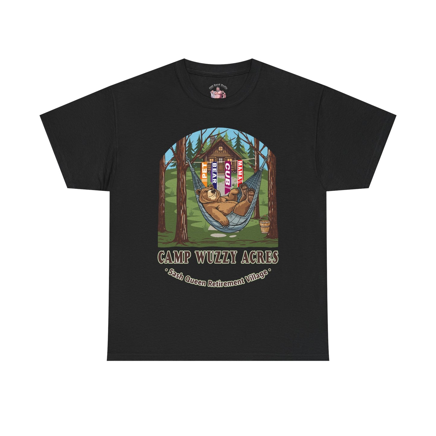 Campy Wuzzy Acres: Sash Queen Retirement Village Tee – NAB 2026 Fundraiser Shirt