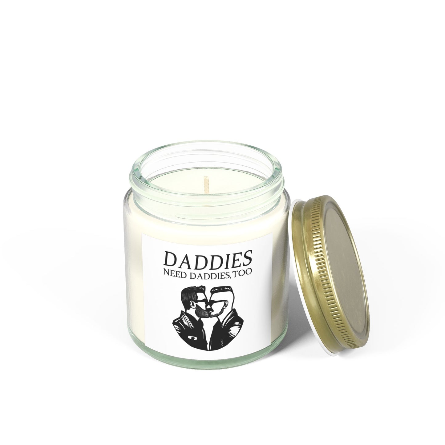 Daddies Need Daddies, Too | Scented Candles, Coconut Apricot Wax (4oz, 9oz)