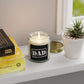 Dad | Scented Candles, Coconut Apricot Wax (4oz, 9oz)