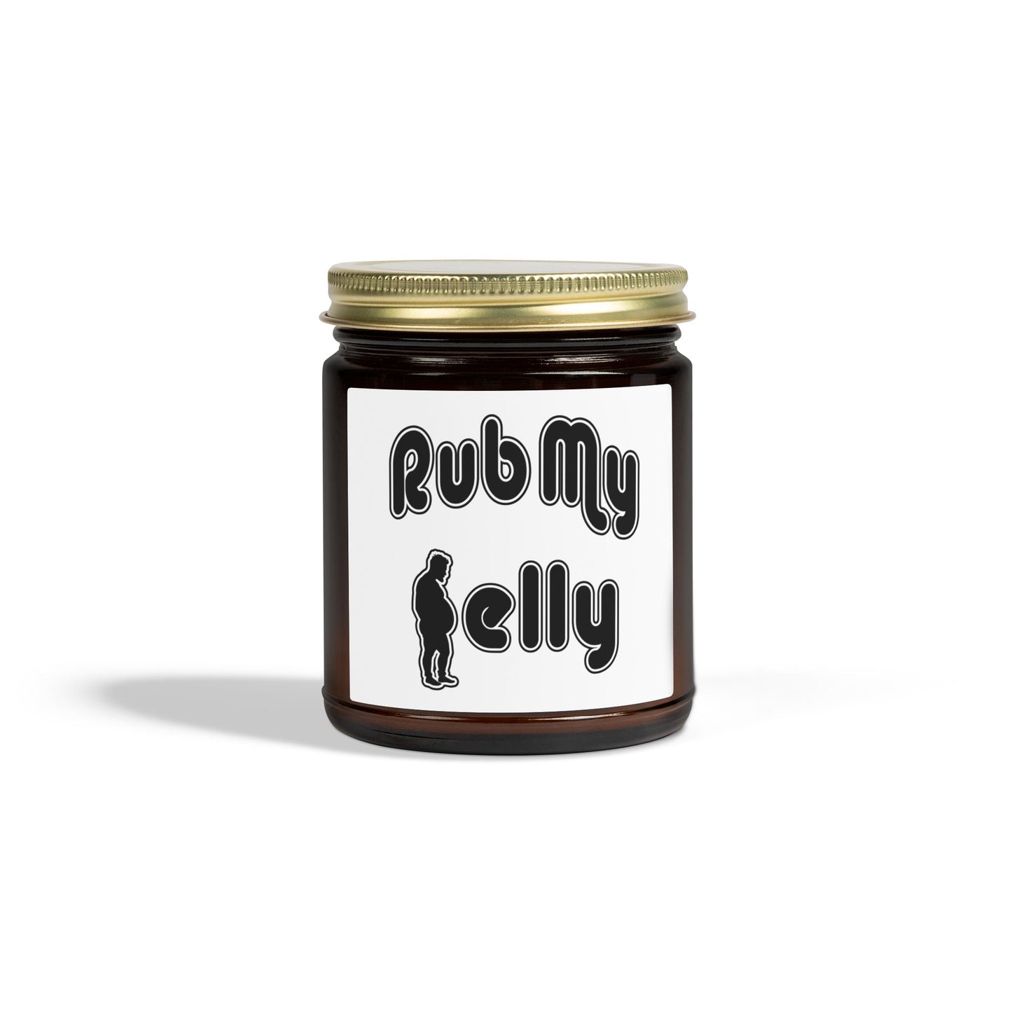 Rub My Belly | Scented Candles, Coconut Apricot Wax (4oz, 9oz)