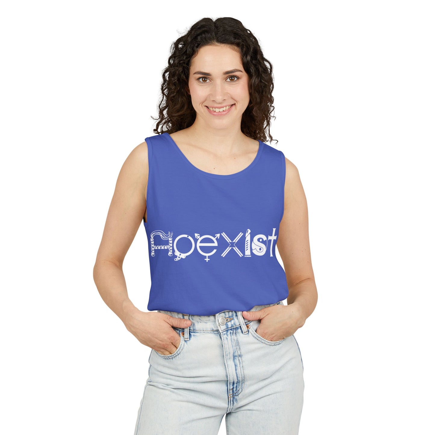 HOEXIST - White | Tank Top