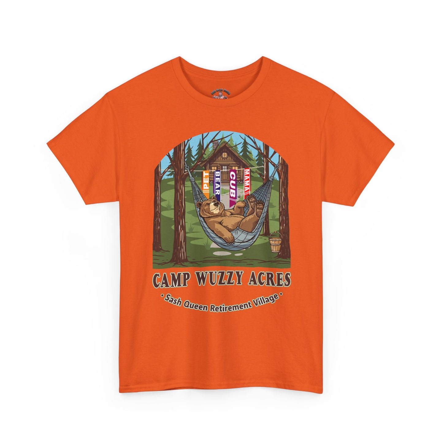 Campy Wuzzy Acres: Sash Queen Retirement Village Tee – NAB 2026 Fundraiser Shirt