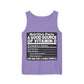 Vitamin D Nutrition Facts Tank Top — Funny Bear-Themed Sunlight Shirt